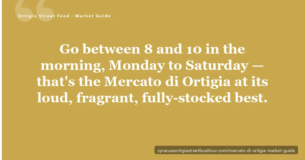 Mercato di Ortigia market guide — Sicilian seafood, citrus and cheese stalls in Syracuse old town